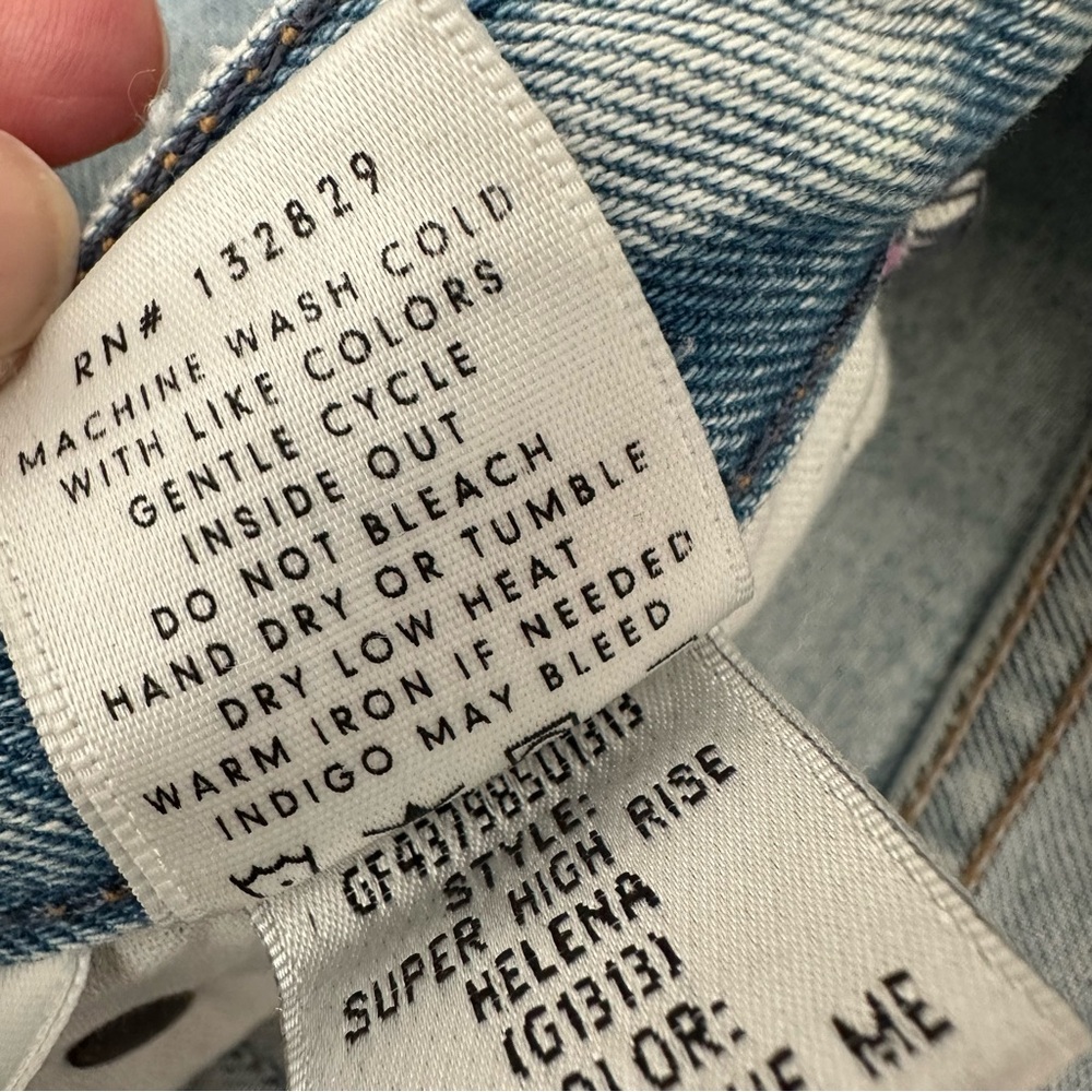 GRLFRND Super High Rise Helena Gonna Love Me Jeans Size 27 - Picture 8 of 14